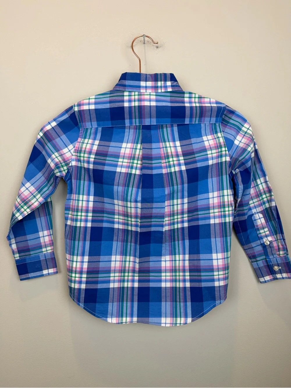 Ralph Lauren Boys 4/4T Multicolor Plaid Button Down Shirt